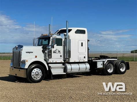 1989 Kenworth W900b Ta Sleeper Winch Tractor