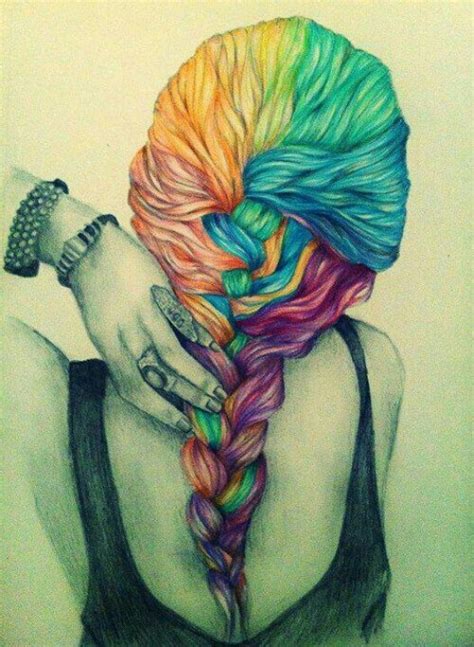 Pin By Dextry ♡ On A R T Hair Illustration How To Draw Hair Art