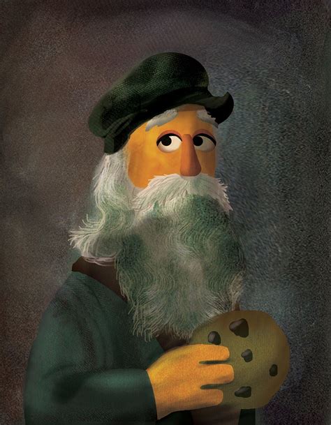 Sesame Street The Cookie Thief Self Portrait Leonardo Da Crunchy