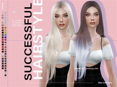 Successful Hairstyle Found In Tsr Category Sims 4 Female Hairstyles
