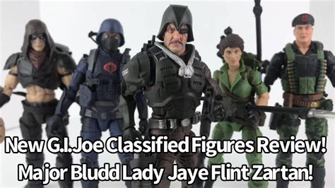 New Gi Joe Classified Figures Review Major Bludd Lady Jaye Flint
