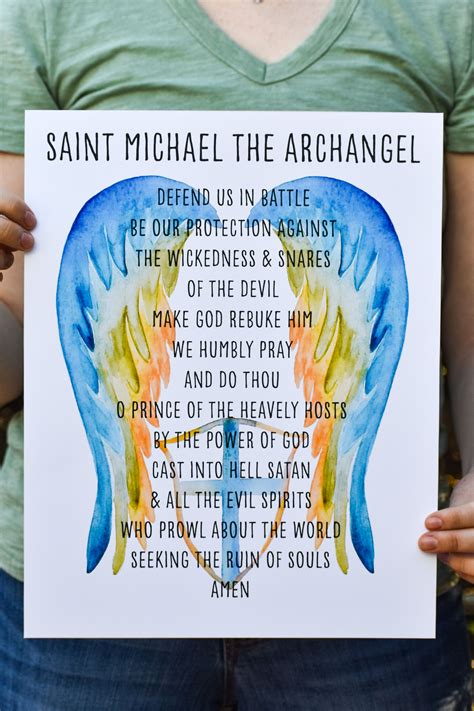 Prayer To St Michael Printable