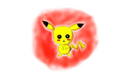 Chibi Pikachu Drawing By Terraturtle Dragoart