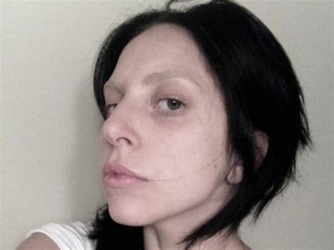 Pic Lady Gaga Without Makeup — Shocking New Photo Of The Singer Hollywood Life