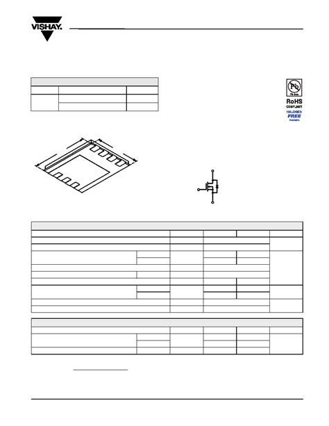 SI7852DP Datasheet 1 12 Pages TFUNK N Channel 80 V D S MOSFET