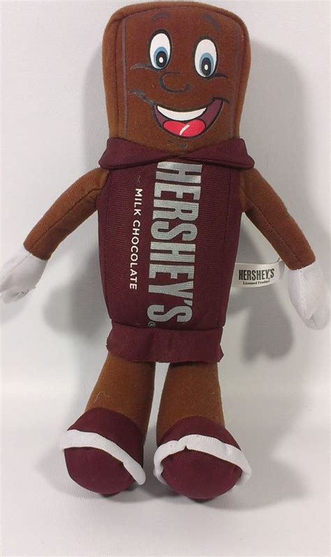 Hersheys Milk Chocolate Candy Bar Plush Stuffed Hershey Doll Toy