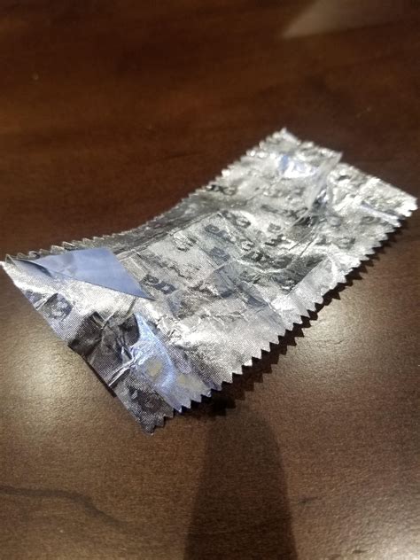 My gum wrapper is double wrapped. : mildlyinteresting