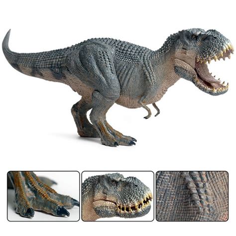 He is a large, green, plastic tyrannosaurus rex. Simulation Vastatosaurus Rex Dinosaur V-Rex Model Statue ...