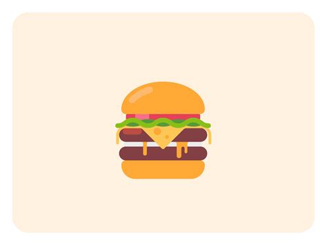 Free Animated Burgers By Filip Greš Animation Graphic Design