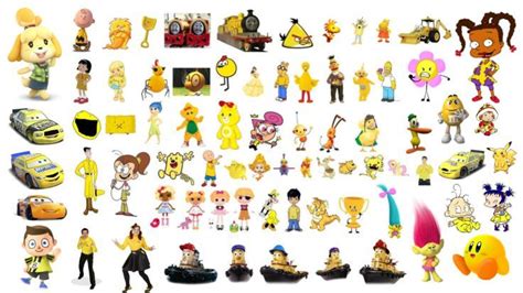 Which One Of These Yellow Characters Are Better My Version Colour