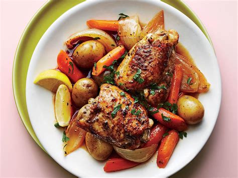 Collection by lourdes velez • last updated 11 weeks ago. Chicken Thighs with Harissa Vegetables Recipe - Cooking Light