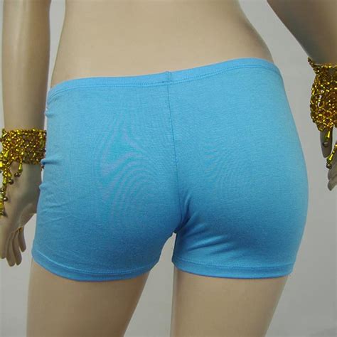 Women Seamless Basic Plain Solid Tight Athletic Shorts Stretch Spandex Pants Ebay