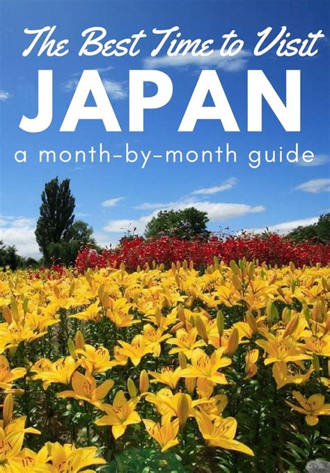 The Best Time To Visit Japan A Month By Month Guide Japan Eastern