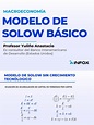 11 17 Modelo de Solow Básico | PDF