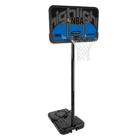 Spalding Nba Highlight Composite Portable Basketball System Twinti