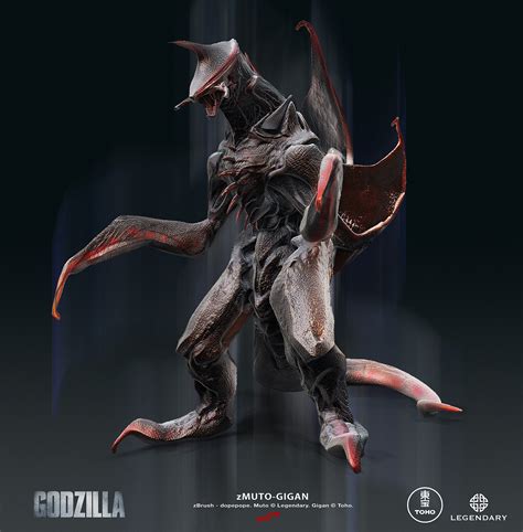 There is so much hidden detail, its crazy. MUTO Gigan (by dopepope) : GODZILLA