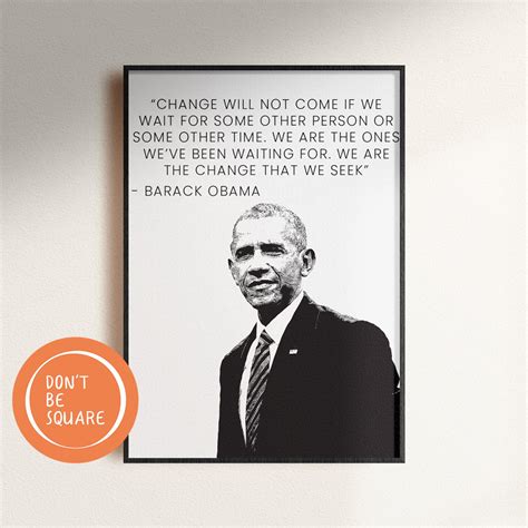 Barack Obama Quote Digital Download Print A4 Famous Quote Etsy