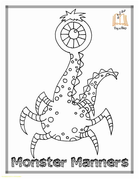 My Singing Monster Baby Coloring Page Coloring Pages