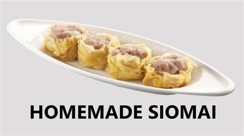 Siomai Recipe Recipes Food To Make Siomai