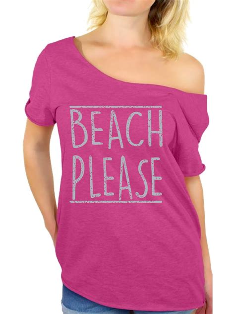 awkward styles awkward styles beach please women off shoulder shirt ts for summer women s