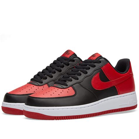 Nike Air Force 1 Black Gym Red And White