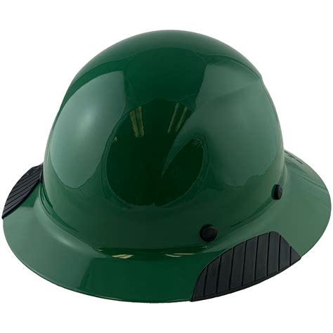 Dax Fiberglass Composite Hard Hat Full Brim Factory Green