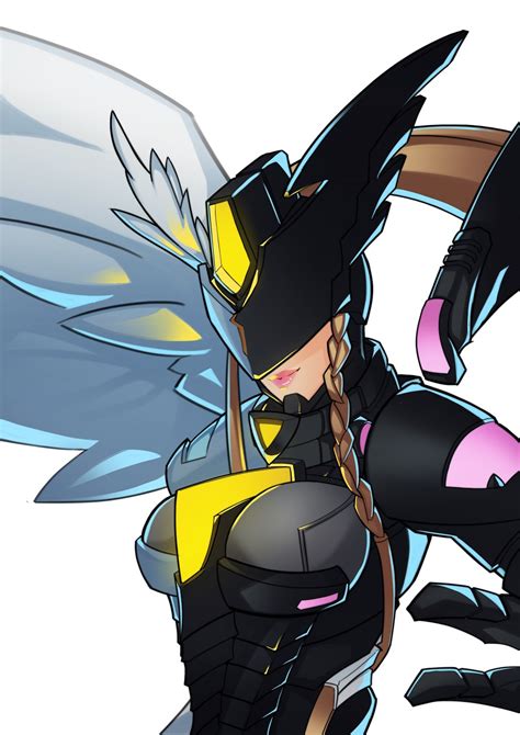 Splashbrush Mastemon Digimon Digimon Story Cyber Sleuth Highres Girl Angel Wings Armor