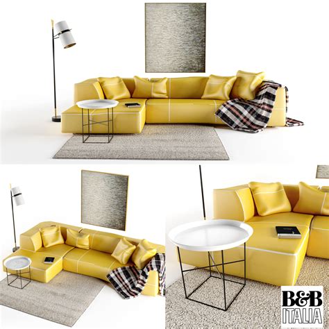 3D model B and B italia Bend Sofa | CGTrader