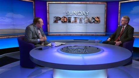 Bbc News Sunday Politics Andrew Neil And Leading Politicians