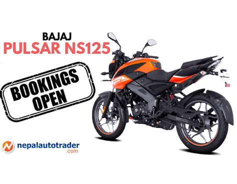 Bajaj Pulsar Ns 125 Bookings Open In Nepal Complete Specifications And