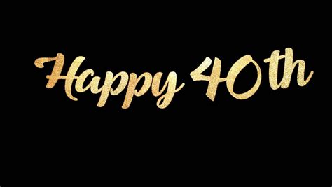 Happy 40th Birthday Banner Custom Birthday Or Anniversary Etsy Ireland