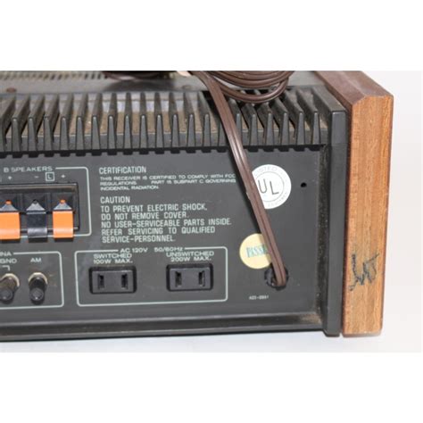 Vintage Kenwood Kr 4600 Am Fm Stereo Receiver For Partsrepair