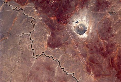 Barringer Meteorite Crater Arizona Geo