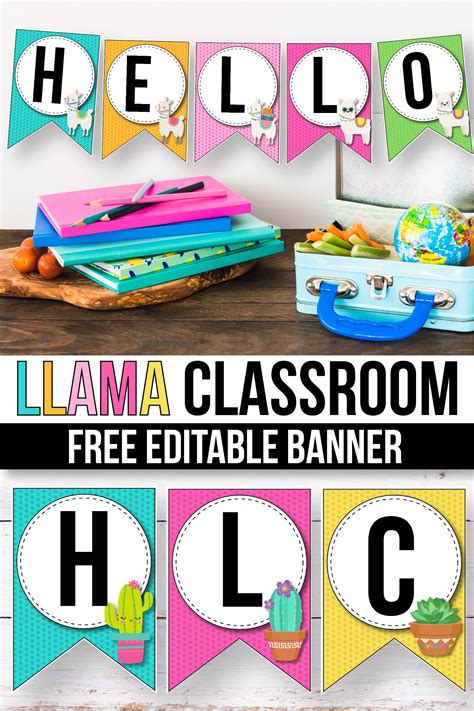 Free Editable Banner Printable Perfect For Your Classroom Decor Make