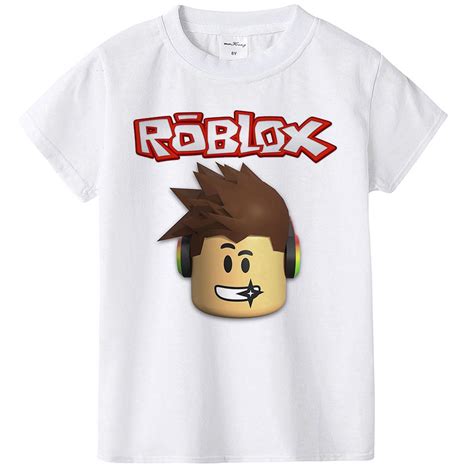 Roblox T Shirt Kids Boys Girls Game T Shirt Children Summer Catoon