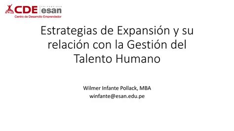 PDF Estrategias de Expansión y su relación con la Gestión del