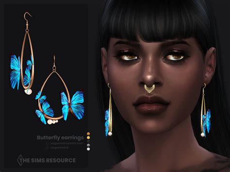 Sims 4 Accessories Female Earrings Female Emily Cc Finds