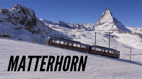 Train To The Top Of Matterhorn Gornergrat Bahn The Matterhorn Railway
