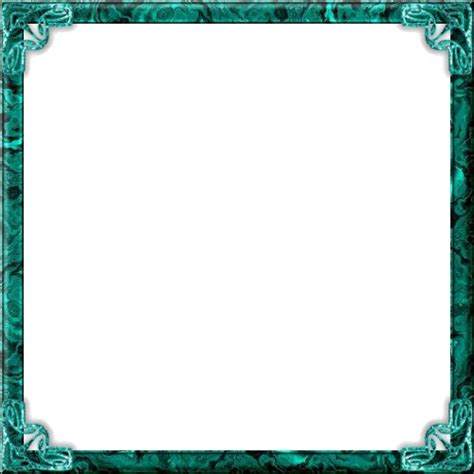 Teal Border Frame Transparent Png Png Mart