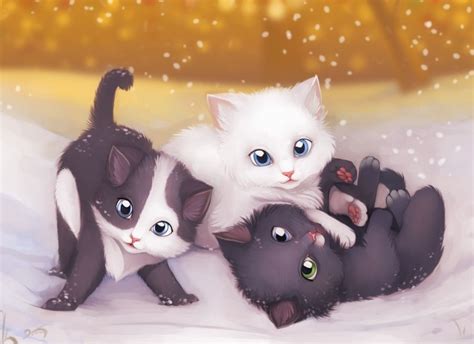 Kittens Fan Art Cute Kittens Anime Kitten Kittens