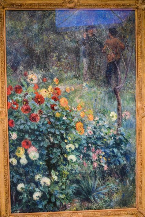 Pierre Auguste Renoir The Garden In The Rue Cortot Montmarte 1876 At