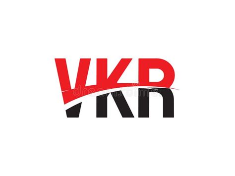 Vkr Letter Initial Logo Design Vector Illustration Stock Vector
