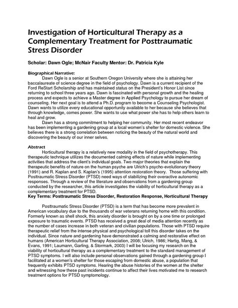 Calaméo Horticultural Therapy As A Complementary Treatment For