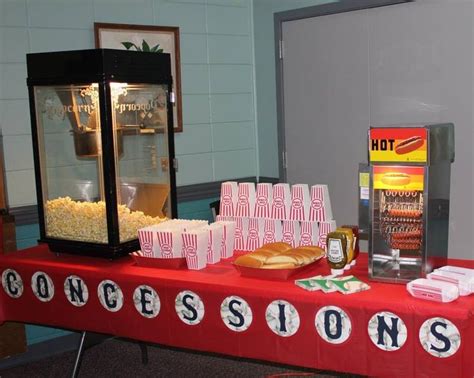 Baseball Party Concession Stand Baseball Opening Day Party Ideas