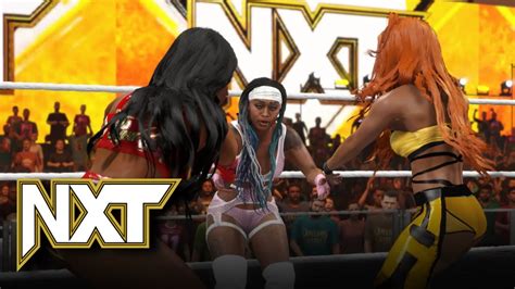 WWE 2K23 NXT KATANA CHANCE KAYDEN CARTER VS LASH LEGEND JAKARA