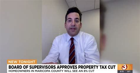 maricopa county supervisor thomas galvin talks to 3tv about property tax cut approval rose law