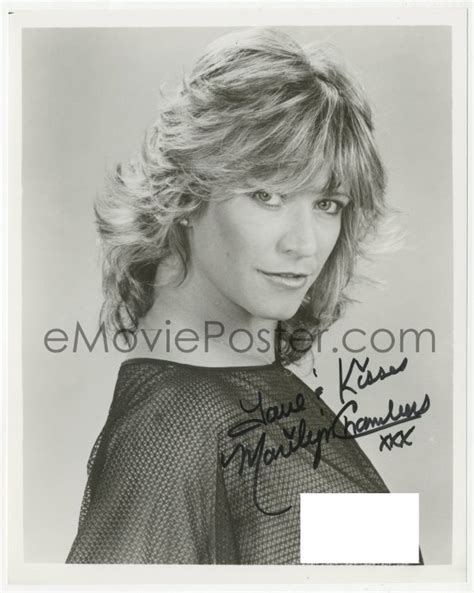 9s1319 Marilyn Chambers Signed 8x10 Repro Photo 1980s Sexy Close Portrait