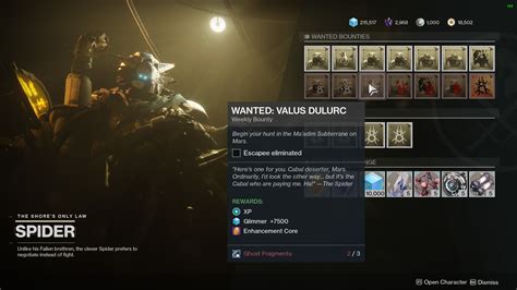 Wanted Valus Dulurc Destiny 2 Shacknews