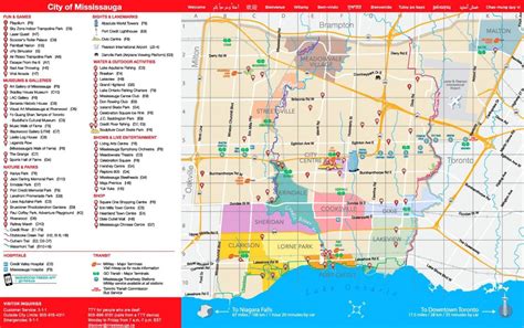 Mississauga Street Map Map Of Mississauga Streets Ontario Canada