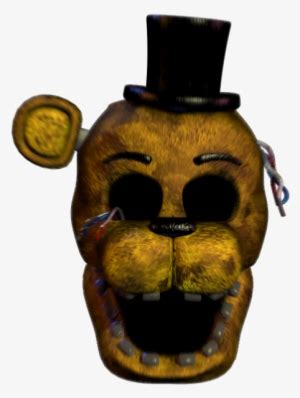 Golden Freddy Head Fnaf Withered Golden Freddy Head Transparent PNG